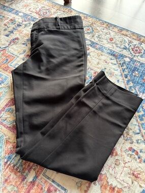 Calvin Klein Black Straight-Leg Dress Pants